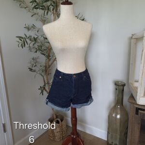 Threshold Blue Jean Shorts Relaxed Fit